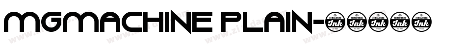 MgMachine Plain字体转换